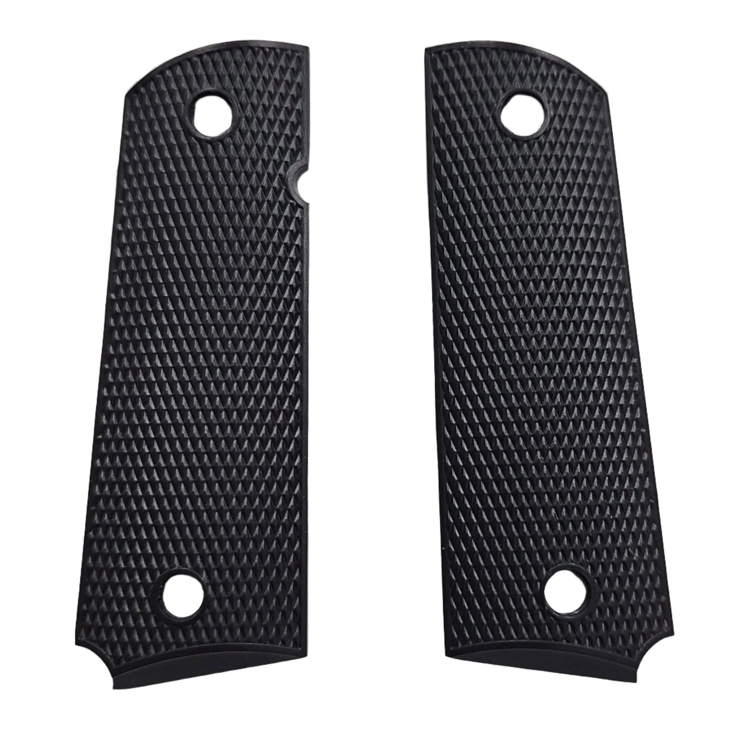 1911 Full Size Grips Double Diamond Black