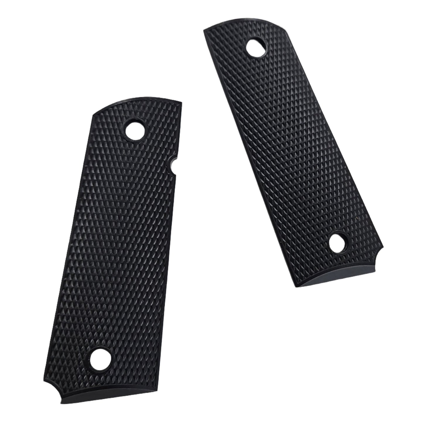 1911 Full Size Grips Double Diamond Black