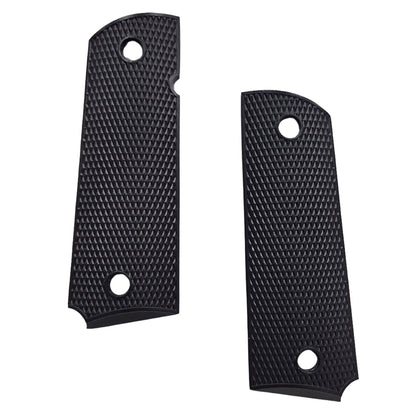 1911 Full Size Grips Double Diamond Black