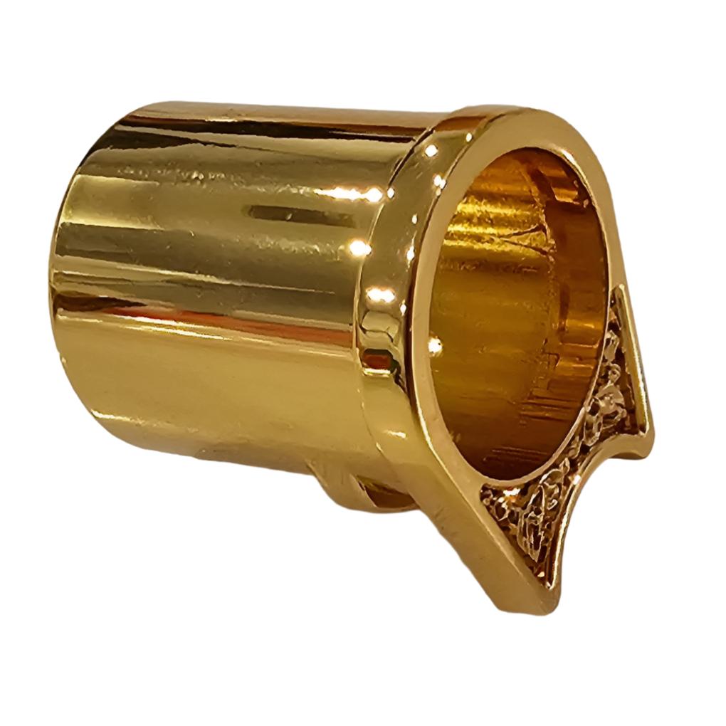 Engraved 1911 Barrel Bushing - Government size will fit 45ACP/ 9mm 1911s Gold