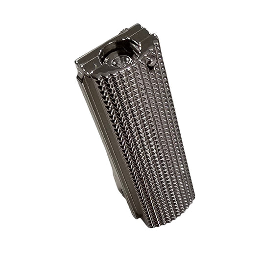 Checkered 1911 Mainspring Housing - full size steel compatible with all standard 1911s Nickel