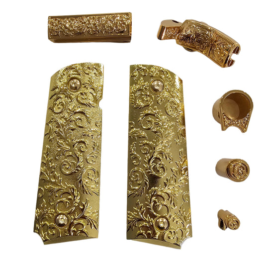 1911 Full-size Combo Grips and Parts GOLD