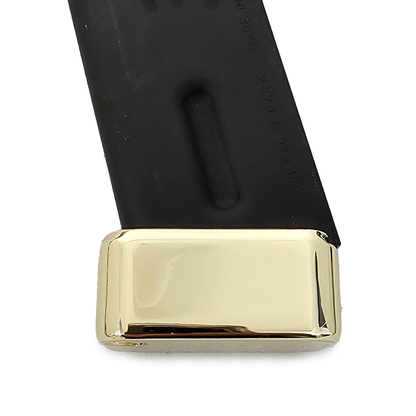 2 X Beretta Magazine Plate Extension 92 Series Metal Gold