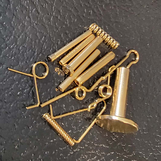 Beretta "92 FS" 9mm Pistol Parts: Pins & Springs 24K Gold Plated - MUZZLE MAN